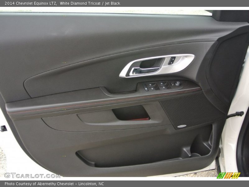 White Diamond Tricoat / Jet Black 2014 Chevrolet Equinox LTZ