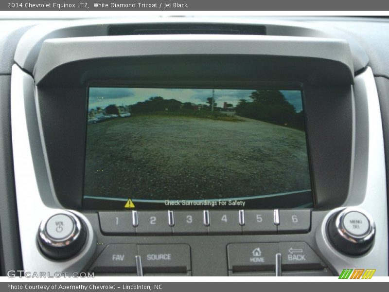 White Diamond Tricoat / Jet Black 2014 Chevrolet Equinox LTZ