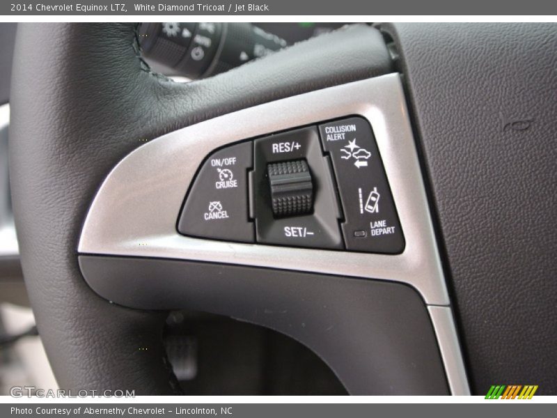 White Diamond Tricoat / Jet Black 2014 Chevrolet Equinox LTZ