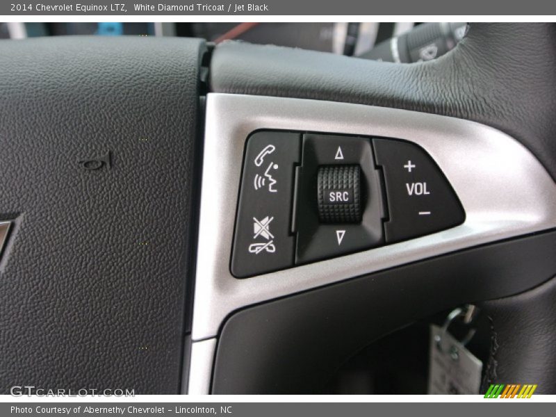 White Diamond Tricoat / Jet Black 2014 Chevrolet Equinox LTZ