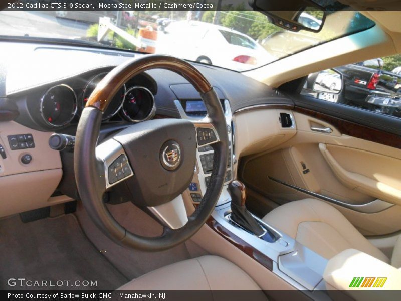 Mocha Steel Metallic / Cashmere/Cocoa 2012 Cadillac CTS 3.0 Sedan
