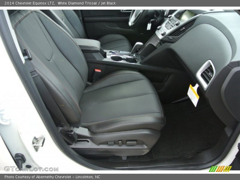 White Diamond Tricoat / Jet Black 2014 Chevrolet Equinox LTZ