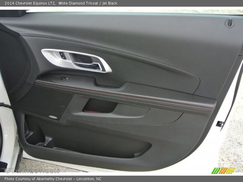 White Diamond Tricoat / Jet Black 2014 Chevrolet Equinox LTZ