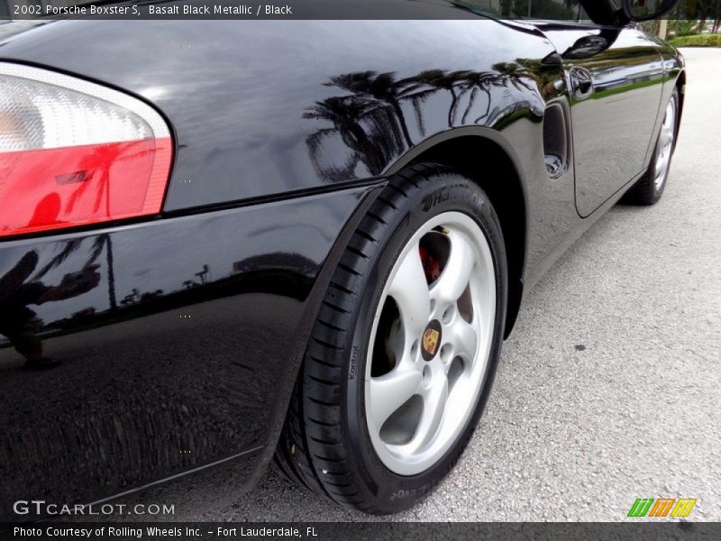 Basalt Black Metallic / Black 2002 Porsche Boxster S