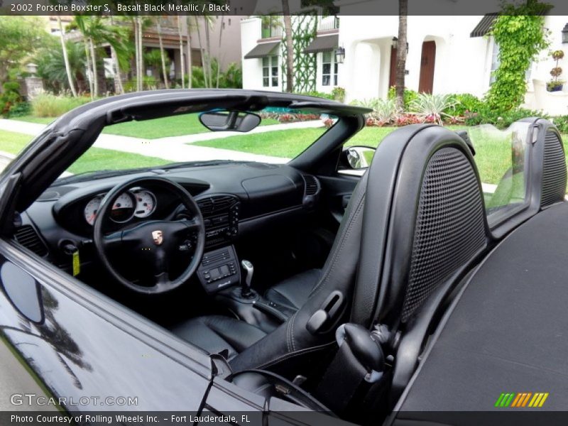 Basalt Black Metallic / Black 2002 Porsche Boxster S