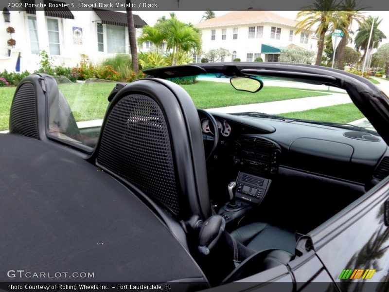 Basalt Black Metallic / Black 2002 Porsche Boxster S