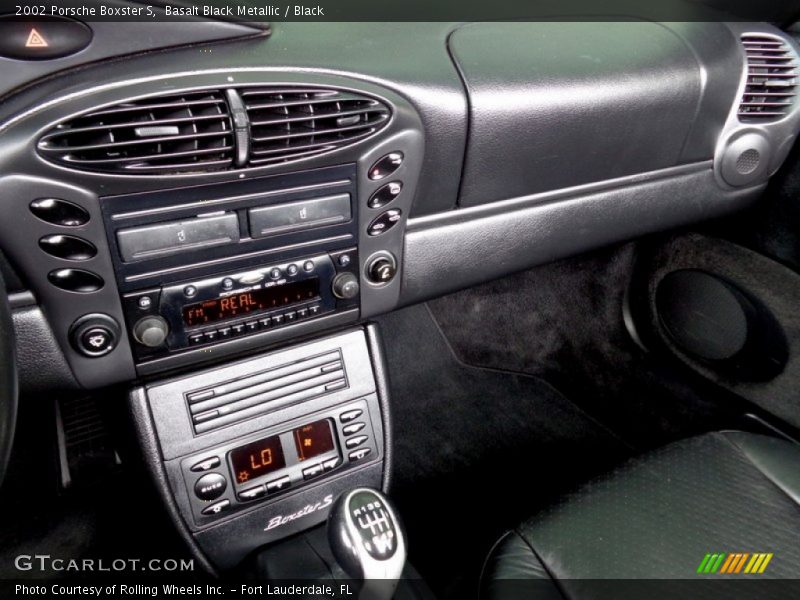 Basalt Black Metallic / Black 2002 Porsche Boxster S
