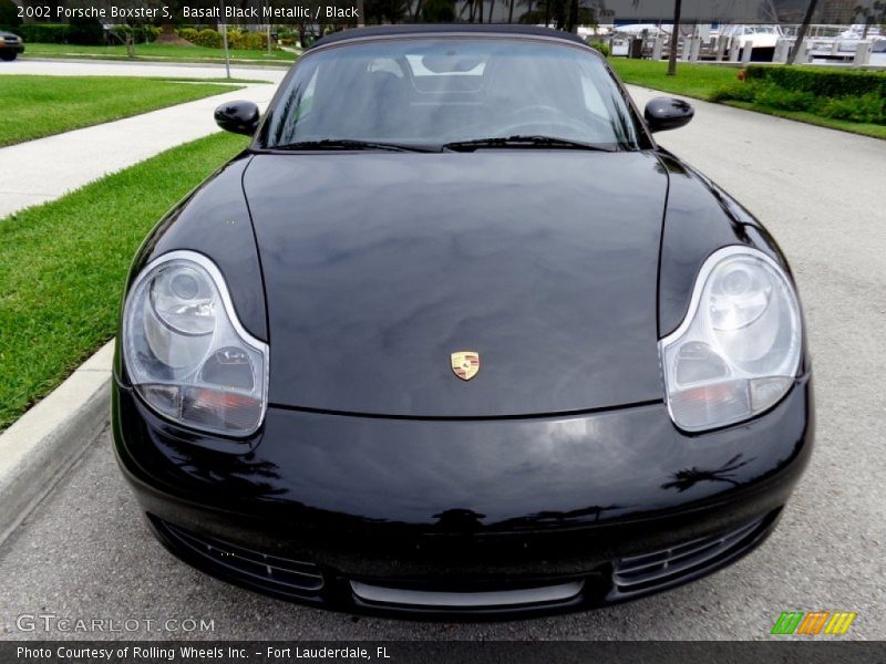 Basalt Black Metallic / Black 2002 Porsche Boxster S