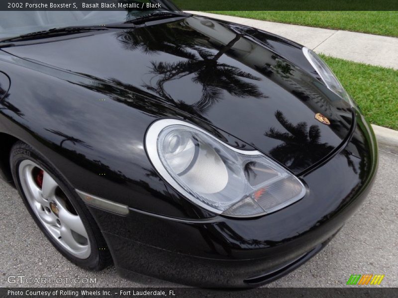 Basalt Black Metallic / Black 2002 Porsche Boxster S