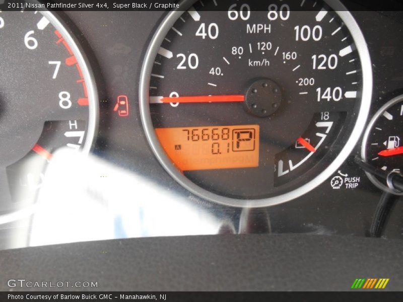Super Black / Graphite 2011 Nissan Pathfinder Silver 4x4