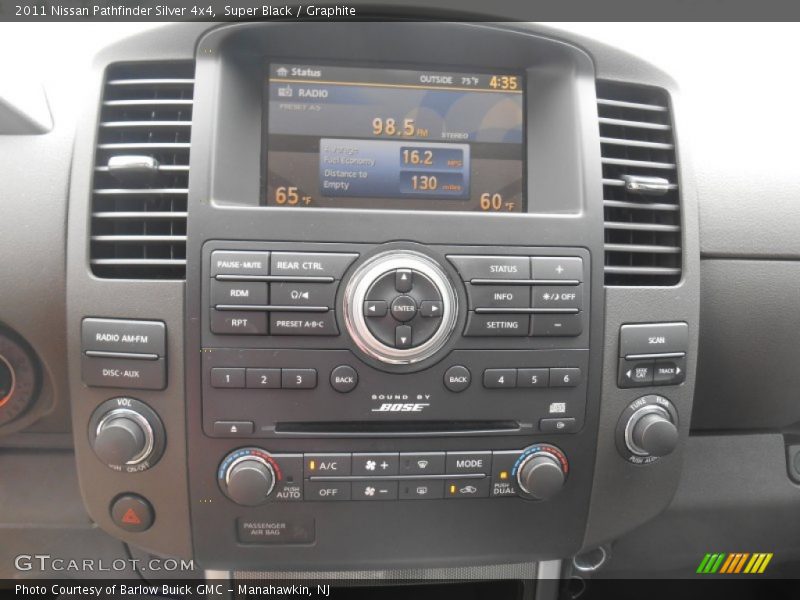 Super Black / Graphite 2011 Nissan Pathfinder Silver 4x4