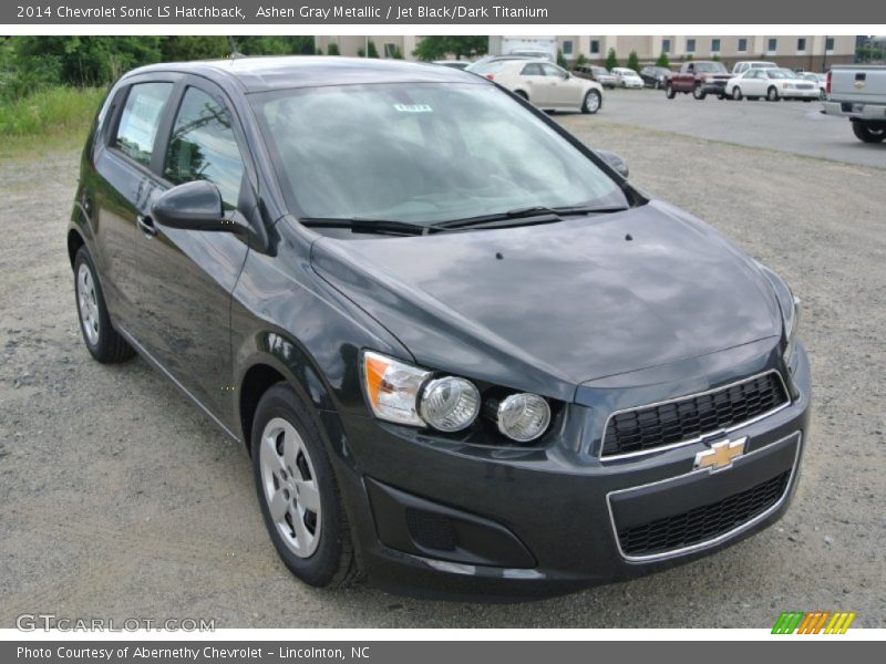 Ashen Gray Metallic / Jet Black/Dark Titanium 2014 Chevrolet Sonic LS Hatchback