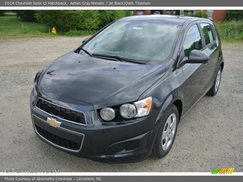 Ashen Gray Metallic / Jet Black/Dark Titanium 2014 Chevrolet Sonic LS Hatchback