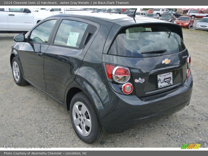 Ashen Gray Metallic / Jet Black/Dark Titanium 2014 Chevrolet Sonic LS Hatchback