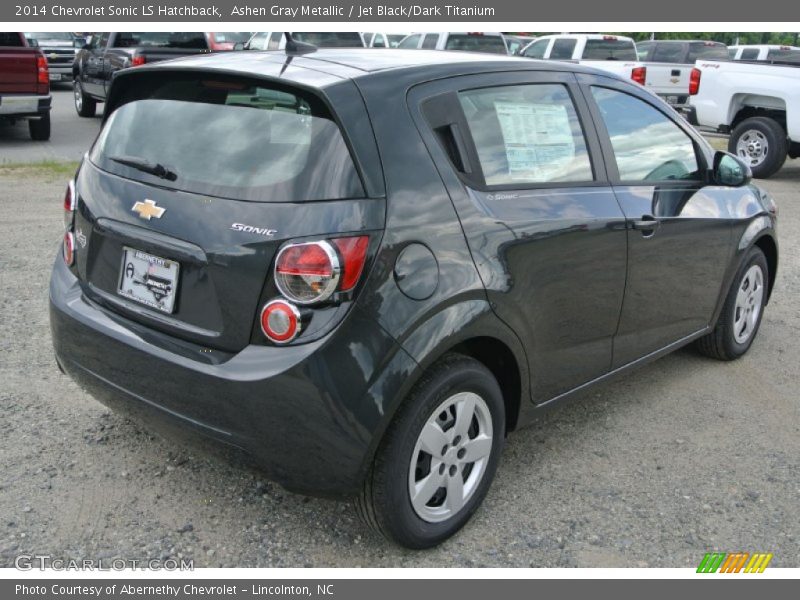Ashen Gray Metallic / Jet Black/Dark Titanium 2014 Chevrolet Sonic LS Hatchback