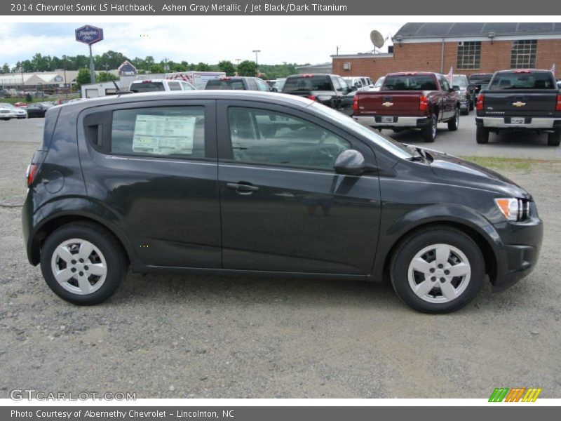 Ashen Gray Metallic / Jet Black/Dark Titanium 2014 Chevrolet Sonic LS Hatchback