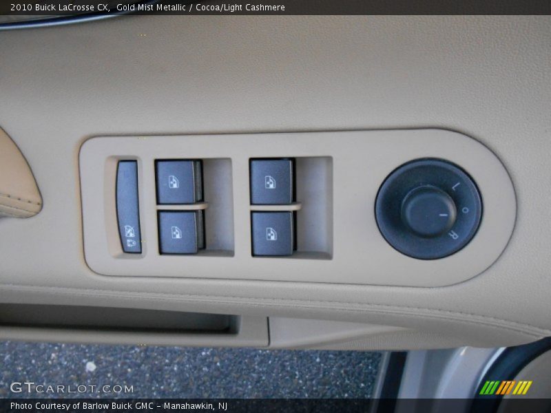 Gold Mist Metallic / Cocoa/Light Cashmere 2010 Buick LaCrosse CX