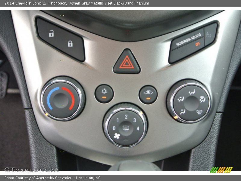 Ashen Gray Metallic / Jet Black/Dark Titanium 2014 Chevrolet Sonic LS Hatchback