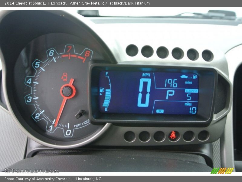 Ashen Gray Metallic / Jet Black/Dark Titanium 2014 Chevrolet Sonic LS Hatchback