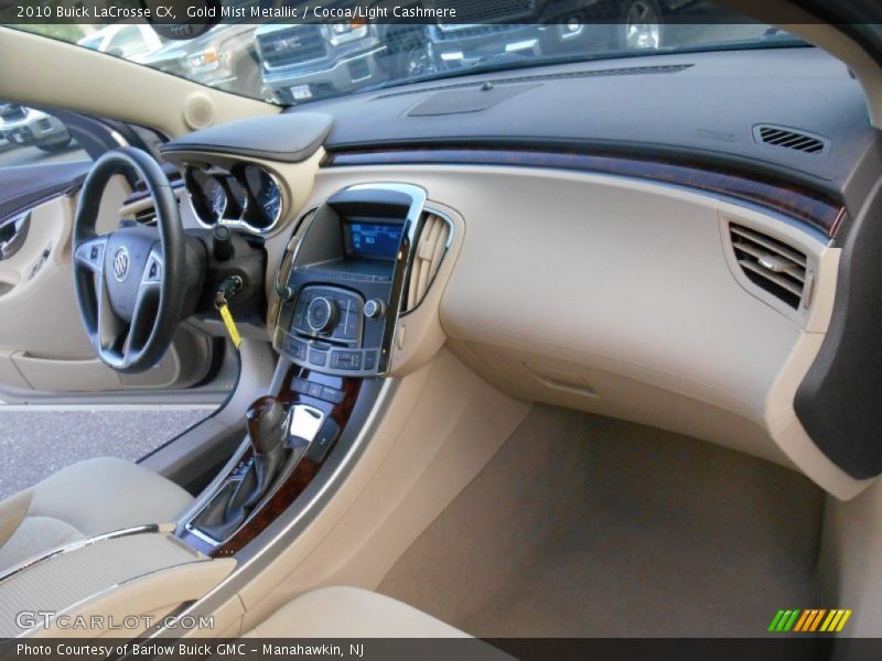 Gold Mist Metallic / Cocoa/Light Cashmere 2010 Buick LaCrosse CX