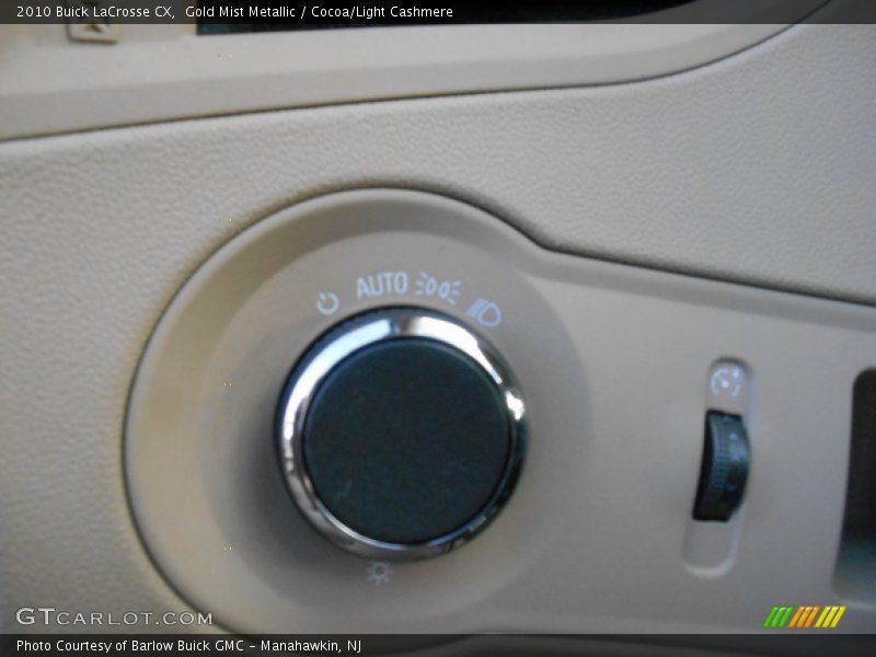 Gold Mist Metallic / Cocoa/Light Cashmere 2010 Buick LaCrosse CX