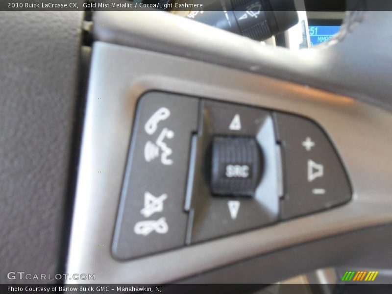 Gold Mist Metallic / Cocoa/Light Cashmere 2010 Buick LaCrosse CX