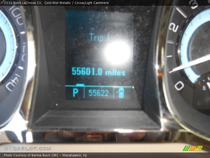 Gold Mist Metallic / Cocoa/Light Cashmere 2010 Buick LaCrosse CX