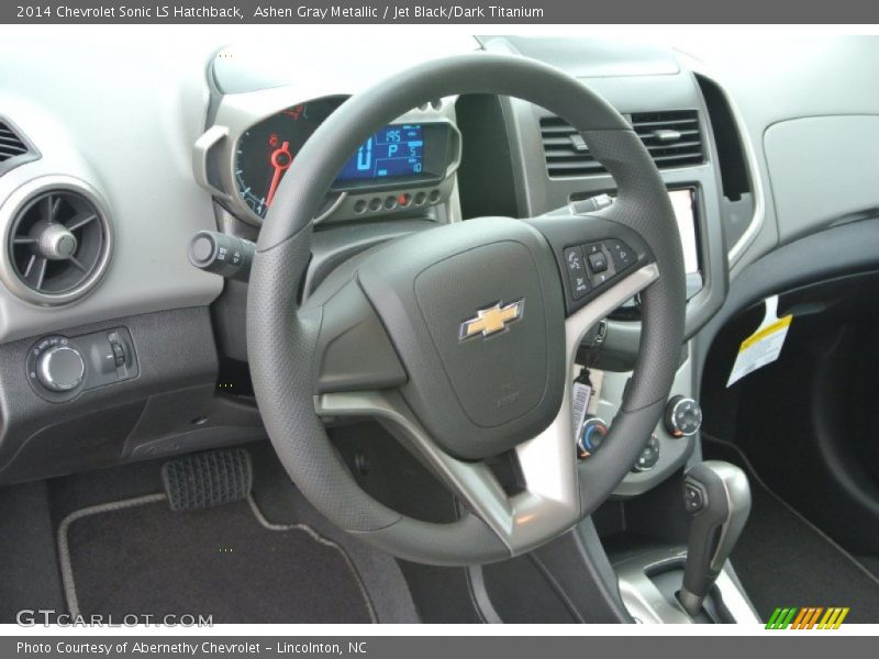 Ashen Gray Metallic / Jet Black/Dark Titanium 2014 Chevrolet Sonic LS Hatchback