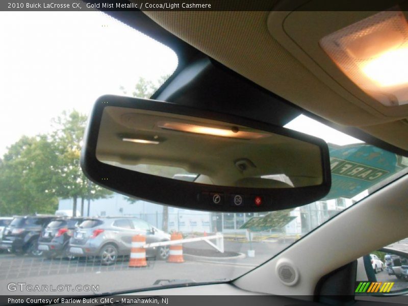 Gold Mist Metallic / Cocoa/Light Cashmere 2010 Buick LaCrosse CX