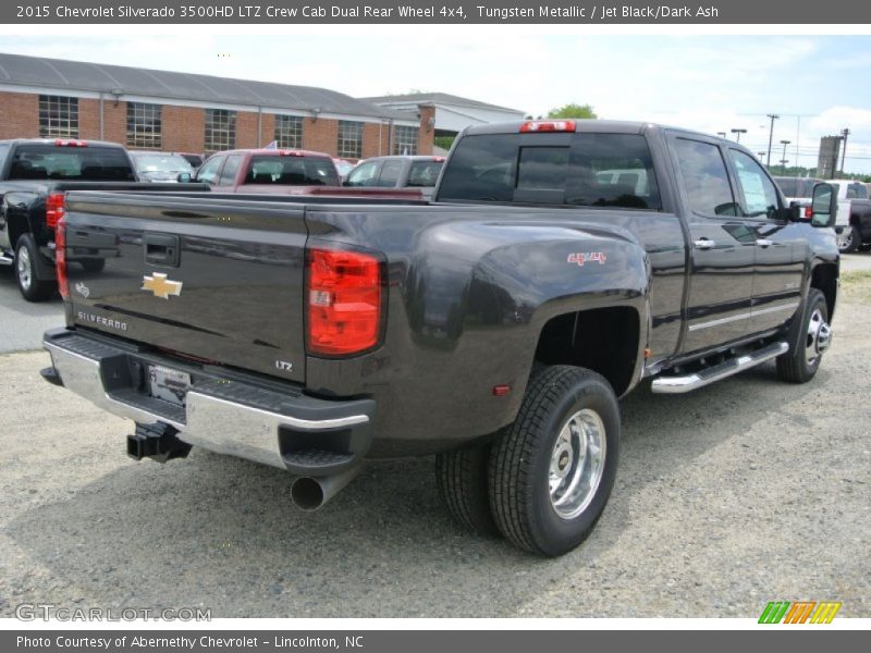 Tungsten Metallic / Jet Black/Dark Ash 2015 Chevrolet Silverado 3500HD LTZ Crew Cab Dual Rear Wheel 4x4