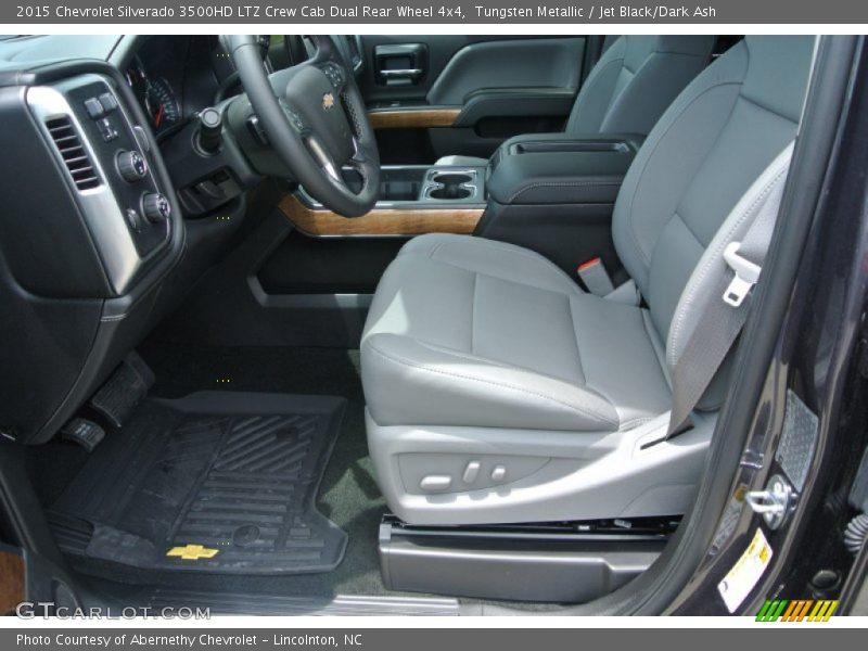 Tungsten Metallic / Jet Black/Dark Ash 2015 Chevrolet Silverado 3500HD LTZ Crew Cab Dual Rear Wheel 4x4