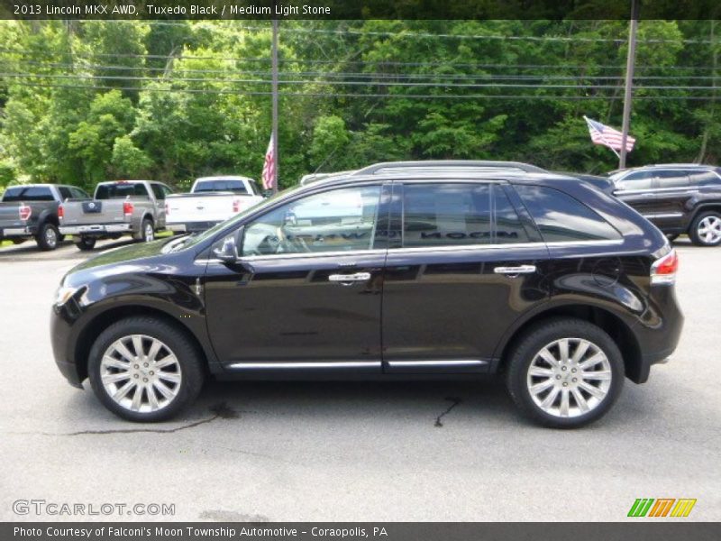 Tuxedo Black / Medium Light Stone 2013 Lincoln MKX AWD