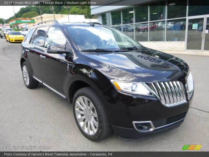 Tuxedo Black / Medium Light Stone 2013 Lincoln MKX AWD