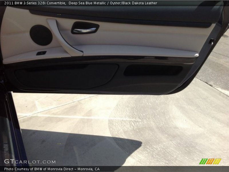 Deep Sea Blue Metallic / Oyster/Black Dakota Leather 2011 BMW 3 Series 328i Convertible