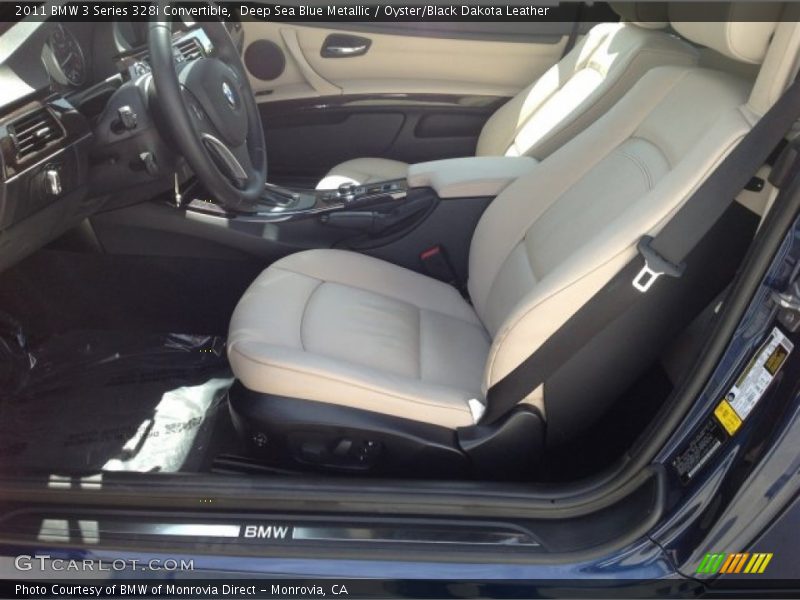 Deep Sea Blue Metallic / Oyster/Black Dakota Leather 2011 BMW 3 Series 328i Convertible