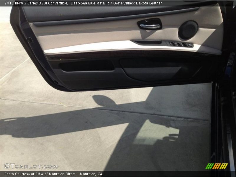 Deep Sea Blue Metallic / Oyster/Black Dakota Leather 2011 BMW 3 Series 328i Convertible