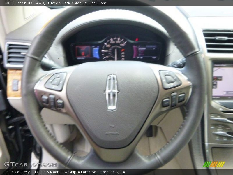 Tuxedo Black / Medium Light Stone 2013 Lincoln MKX AWD