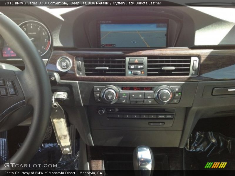 Deep Sea Blue Metallic / Oyster/Black Dakota Leather 2011 BMW 3 Series 328i Convertible