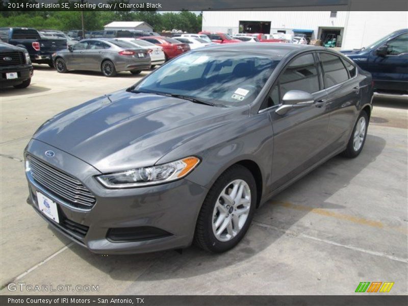 Sterling Gray / Charcoal Black 2014 Ford Fusion SE