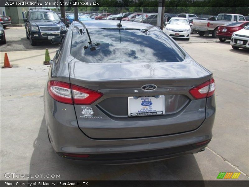 Sterling Gray / Charcoal Black 2014 Ford Fusion SE
