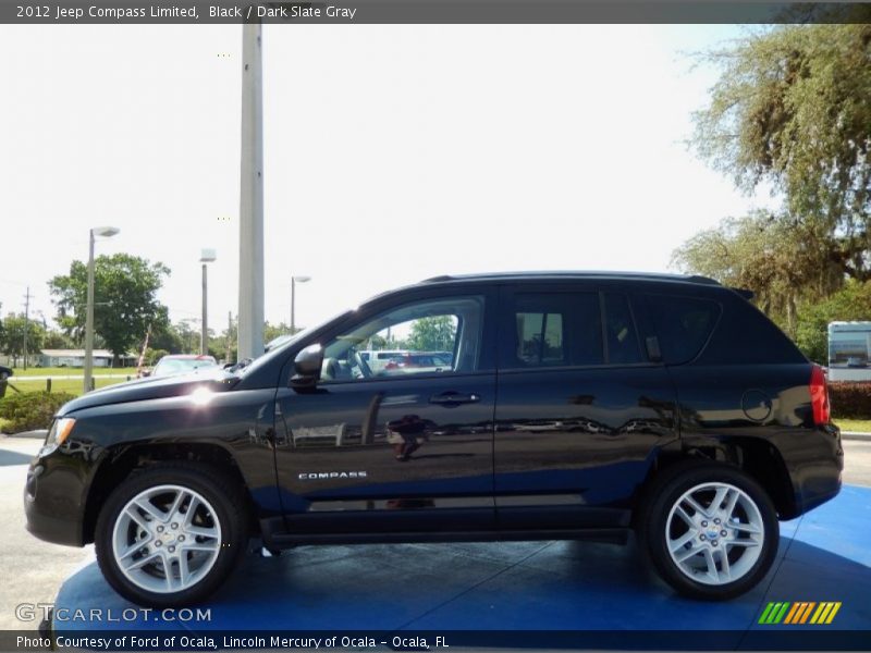 Black / Dark Slate Gray 2012 Jeep Compass Limited