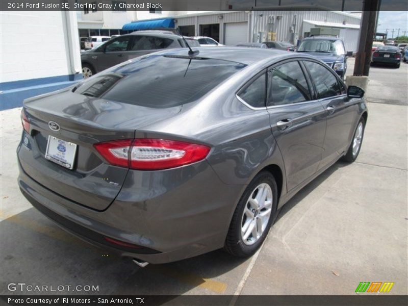 Sterling Gray / Charcoal Black 2014 Ford Fusion SE