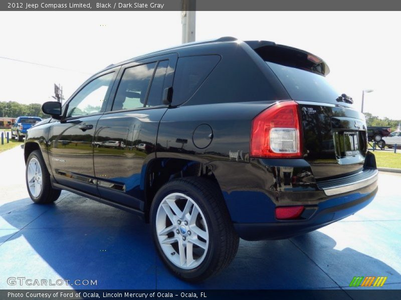 Black / Dark Slate Gray 2012 Jeep Compass Limited