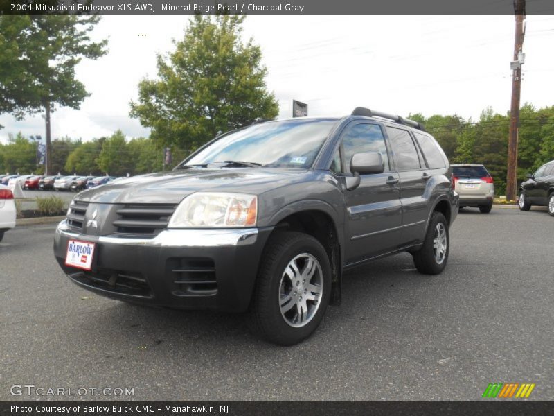 Mineral Beige Pearl / Charcoal Gray 2004 Mitsubishi Endeavor XLS AWD