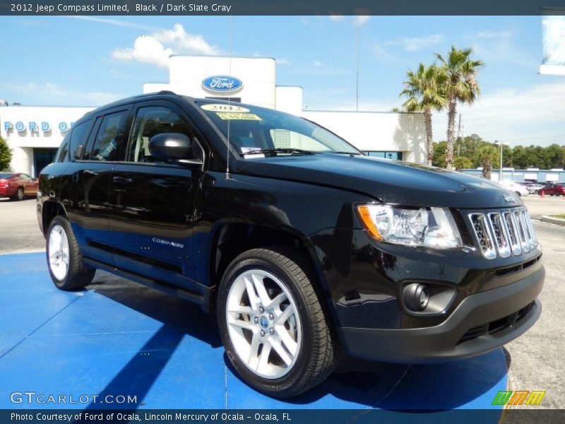 Black / Dark Slate Gray 2012 Jeep Compass Limited