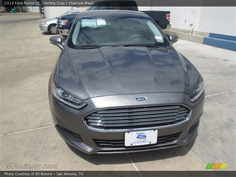 Sterling Gray / Charcoal Black 2014 Ford Fusion SE