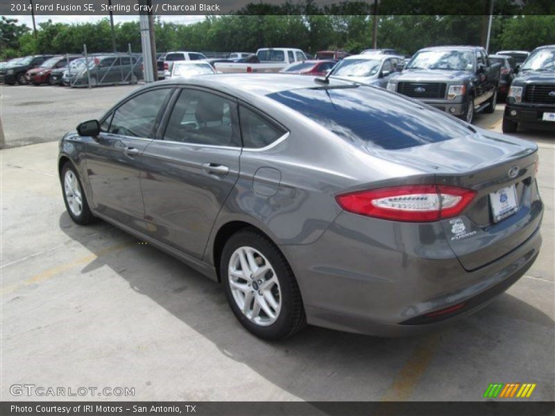 Sterling Gray / Charcoal Black 2014 Ford Fusion SE