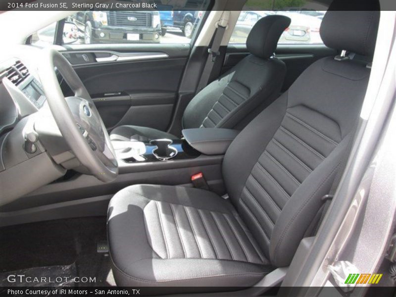 Sterling Gray / Charcoal Black 2014 Ford Fusion SE