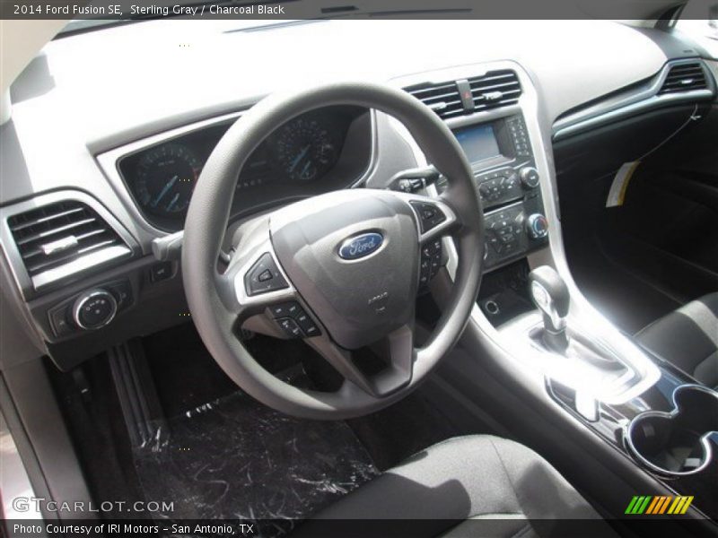 Sterling Gray / Charcoal Black 2014 Ford Fusion SE