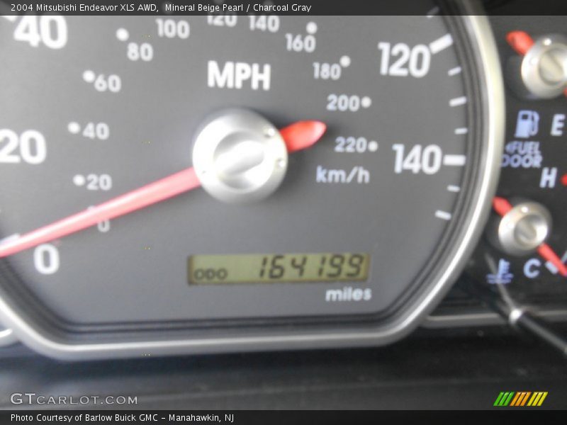 Mineral Beige Pearl / Charcoal Gray 2004 Mitsubishi Endeavor XLS AWD